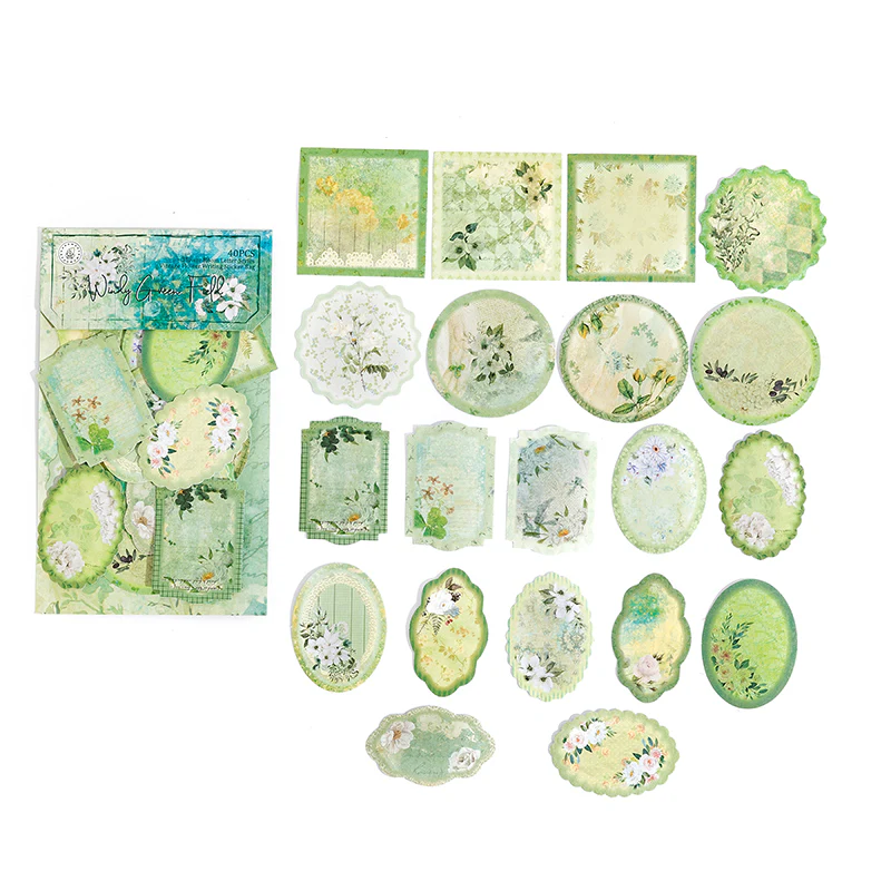 Vintage floral stickers - Image 9