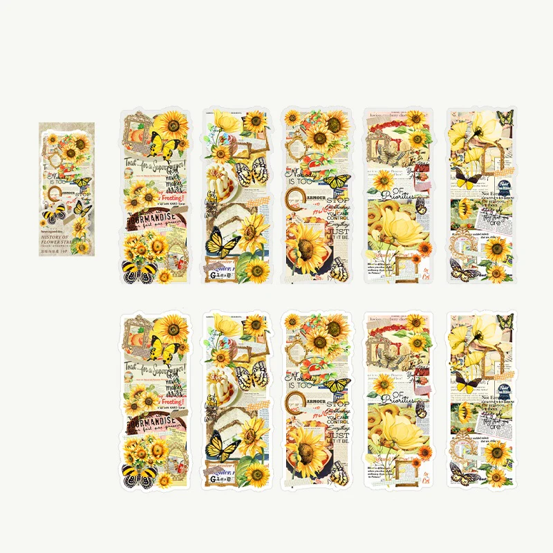 Vintage Flower Butterfly Sticker - Image 10