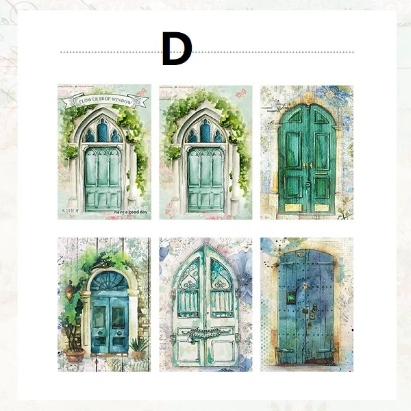 Vintage Flower House Paper - Image 10