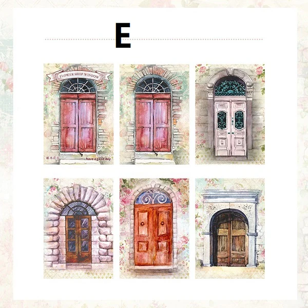 Vintage Flower House Paper - Image 11