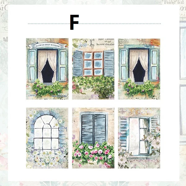 Vintage Flower House Paper - Image 12