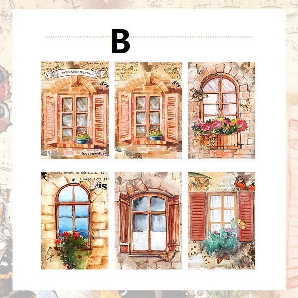 Vintage Flower House Paper - Image 13