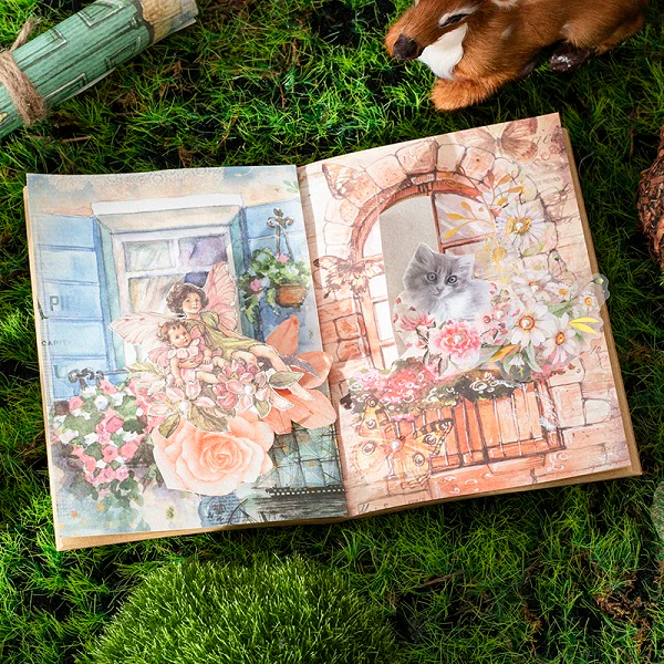 Vintage Flower House Paper - Image 3