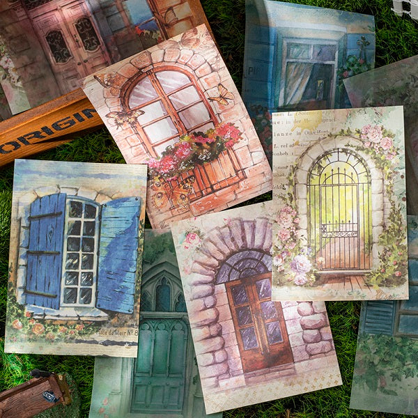 Vintage Flower House Paper - Image 5