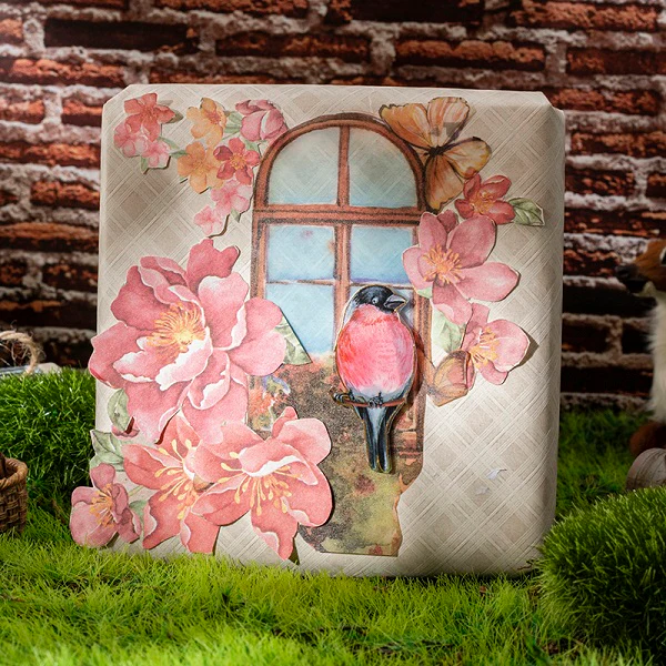 Vintage Flower House Paper - Image 6