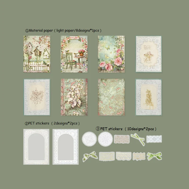 Vintage Hand Ledger Multi Material Paper - Image 12