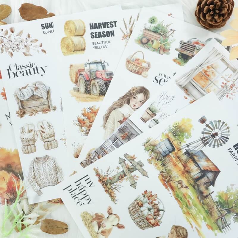 Vintage Handbook Sticker Book - Image 14