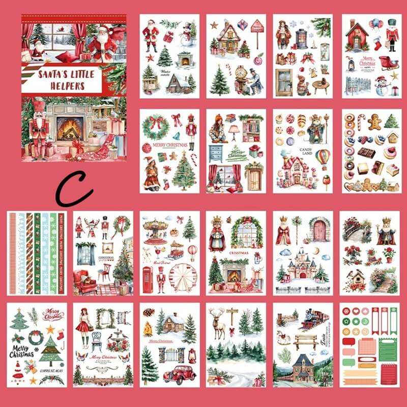 Vintage Handbook Sticker Book - Image 20