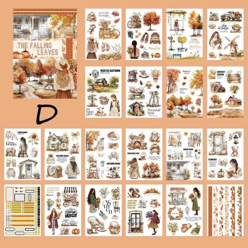 Vintage Handbook Sticker Book - Image 21