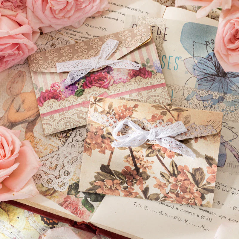 Vintage lace ledger paper - Image 3