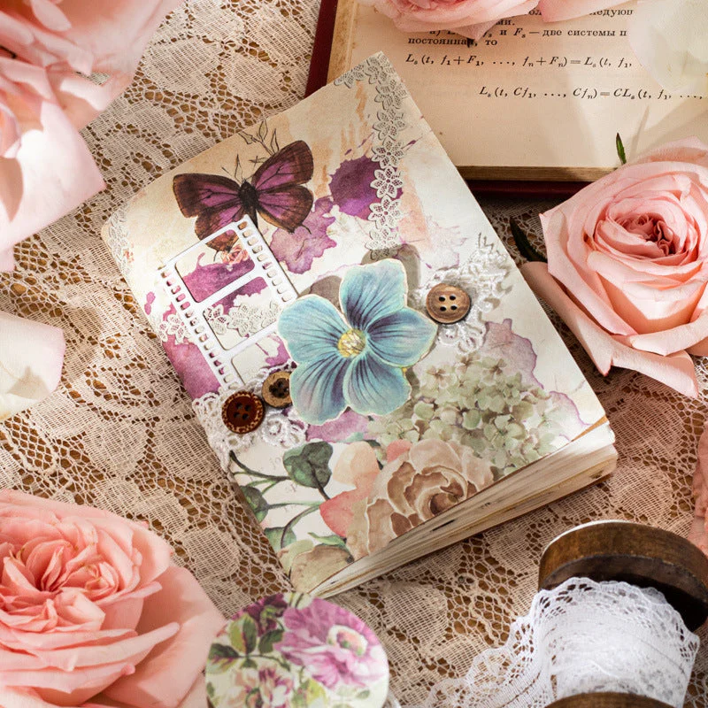 Vintage lace ledger paper - Image 4