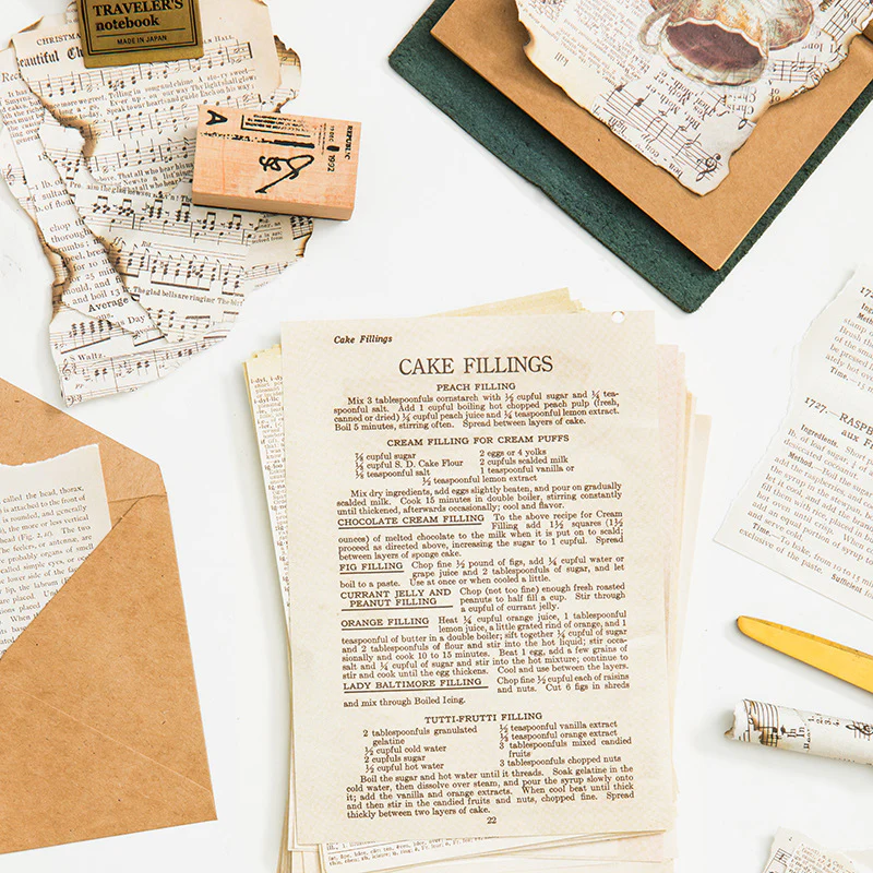 Vintage Material Paper - Image 3