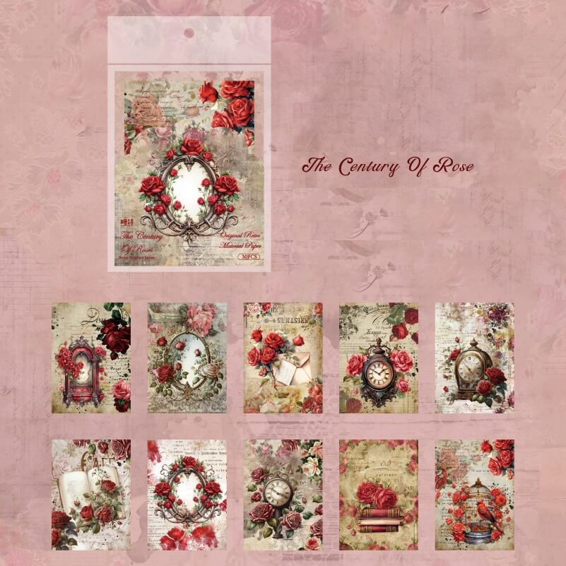 Vintage Memory Series Material Paper - Image 11
