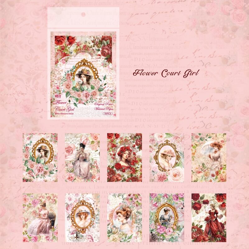 Vintage Memory Series Material Paper - Image 12