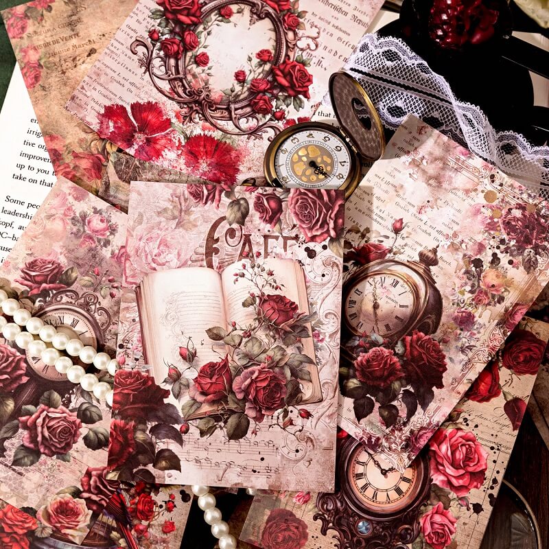 Vintage Memory Series Material Paper - Image 3
