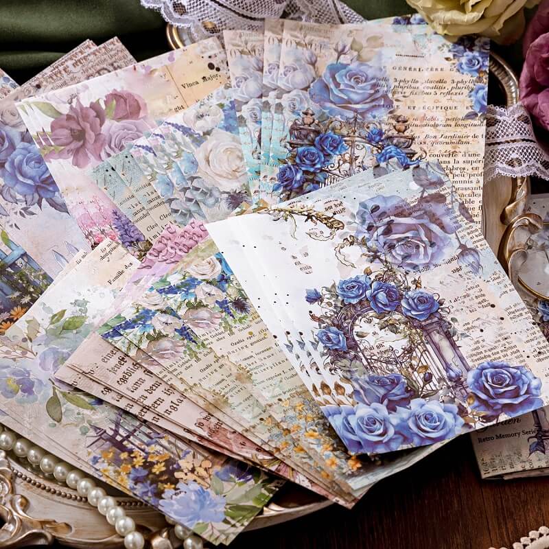 Vintage Memory Series Material Paper - Image 7