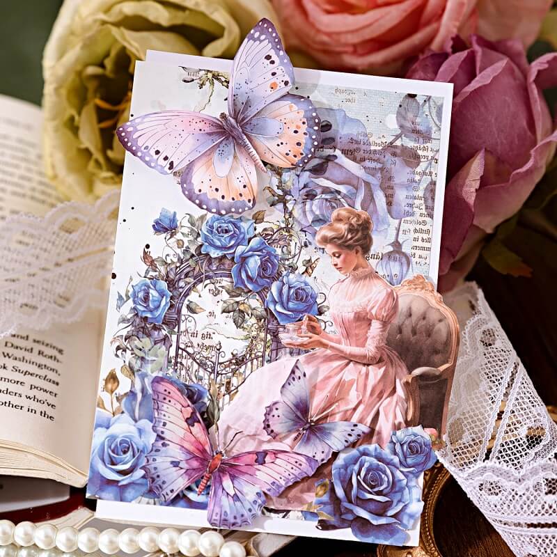 Vintage Memory Series Material Paper - Image 8
