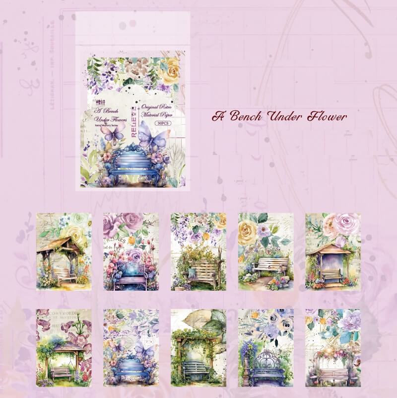 Vintage Memory Series Material Paper - Image 9