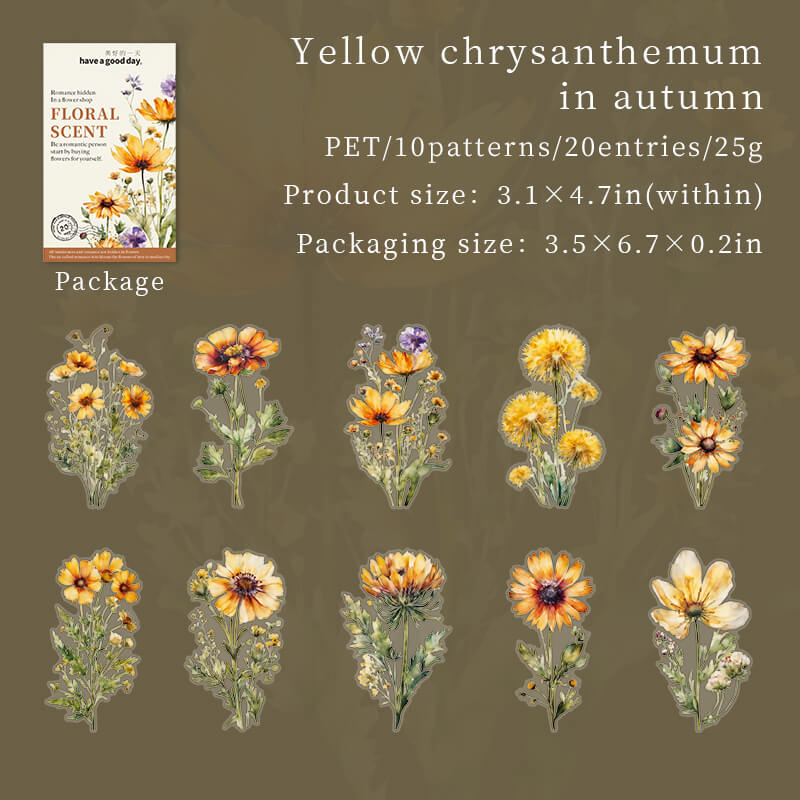Watercolor Flower Stickers - Image 18
