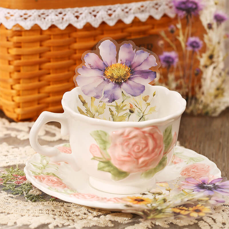 Watercolor Flower Stickers - Image 5