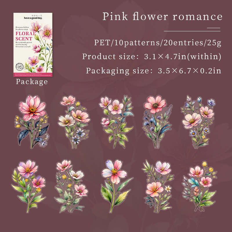 Watercolor Flower Stickers - Image 7