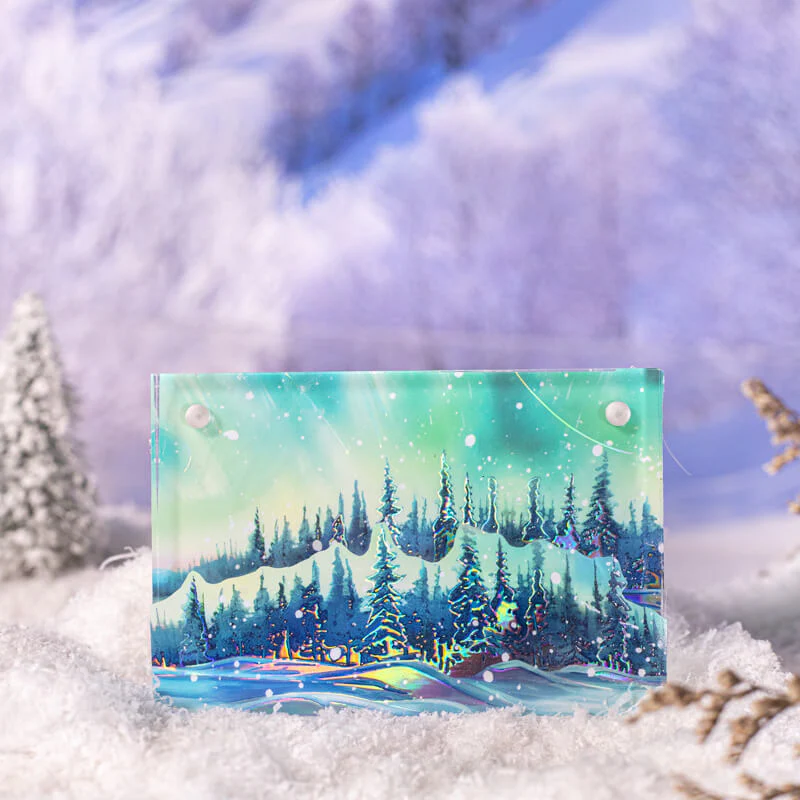 Winter Iridescent Landscape Tape - Image 4